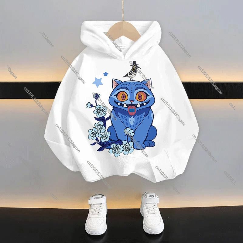 Kids Cartoon KPop Demon Hunters Hoodie 2025: Cool Hooded Pullover Sweatshirt For Boys Girls Casual Fashion Top