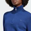 Adidas Originals Premium Essentials Half-Zip Knit Sweater Women Tops Navy IL1945