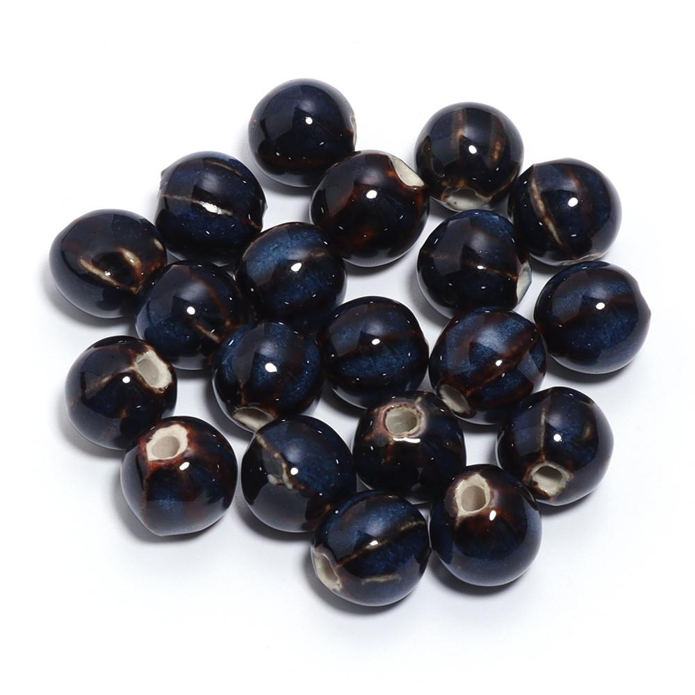 

10-20pcs/lot Watermelon Floral Glaze Beads Colorful Loose Spacer Beads Ceramic Beads For Jewelry Making DIY Bracelet Necklace