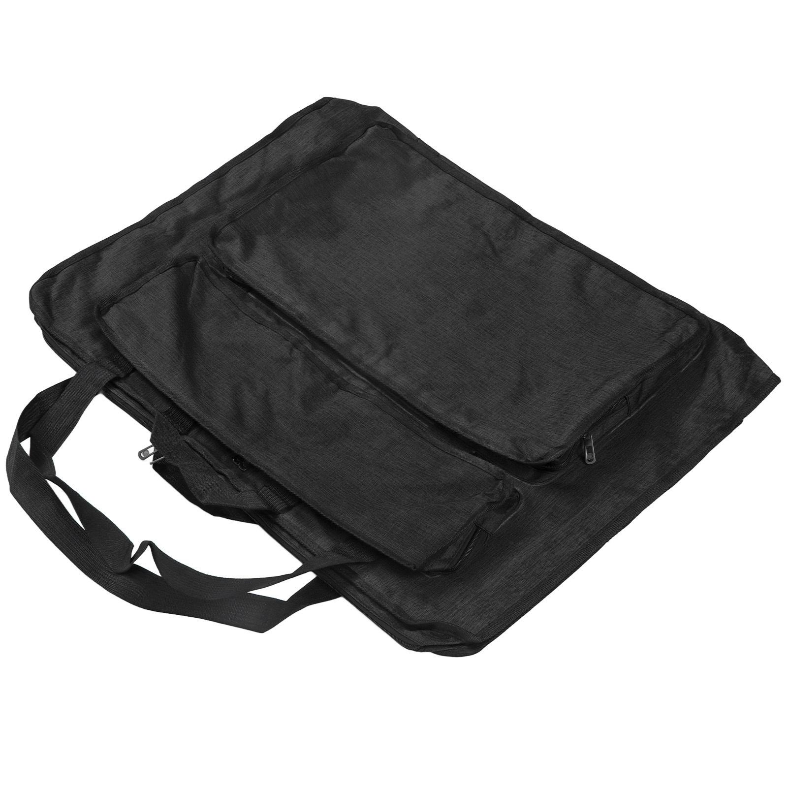 

Sketchpad Bag Single Shoulder Reinforced Waterproof Portable Large Capacity Multiple Pockets Artist чёрный