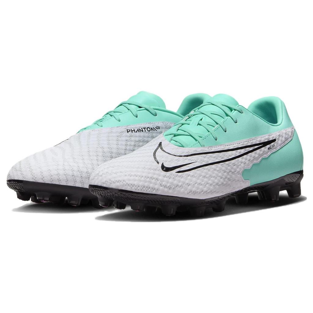 Nike Phantom Gx Academy Artificial Turf Hg (Rubber Short Studs) Non-Slip Durable Soccer Shoes Men Soccer Shoes Gray-Green DD9470-300
