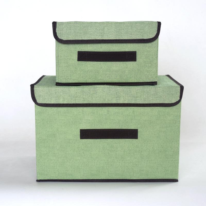 Large Foldable Non-Woven Fabric Storage Organizer Box for Toys and Clothes