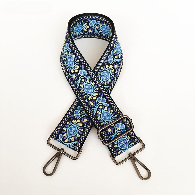 New Versatile Ethnic Style Wide Shoulder Strap Accessories Single Shoulder Diagonal Strap Adjustable Women's Bag Strap Fashion
