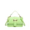 Summer retro fashion handbag women's 2024 new stone pattern small square bag versatile simple shoulder messenger bag