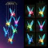 Hanging Porch Wind Chime Hanging Lamp Waterproof Solar Lights  Garden Decoration