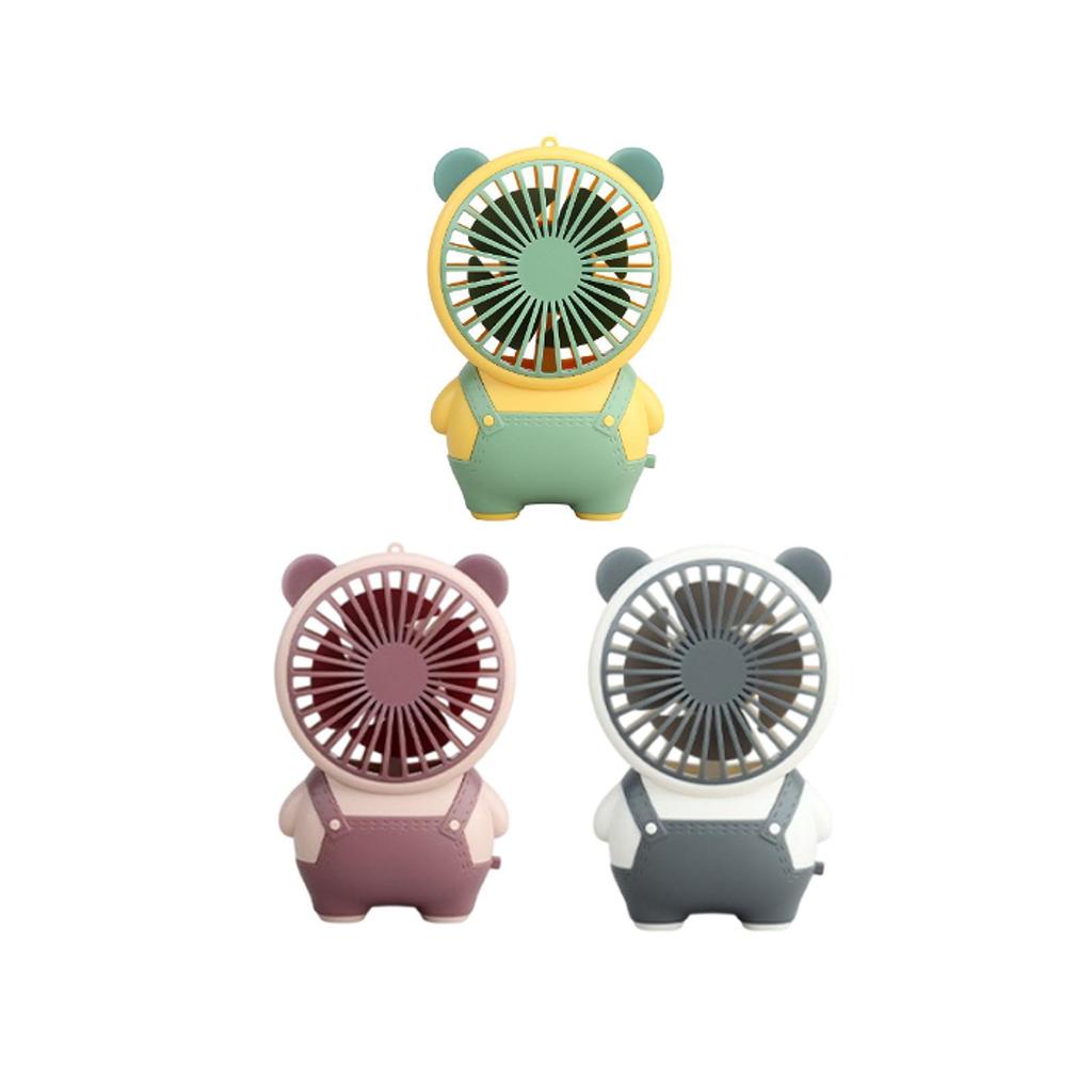 Portable Handheld Fan Low Noise Rechargeable USB Charging Summer Gift Table Pocket Size for Office Home Travel Camping Fishing