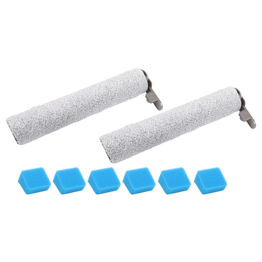 For JONR ED12 Pro Cordless Wet & Dry Vacuum Cleaner Set (1/2pcs Roller Brush, 2/6pcs Filters) Accessories