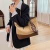 Large capacity shoulder bag women's new trendy high-end atmosphere exquisite high-end commuter tote bag
