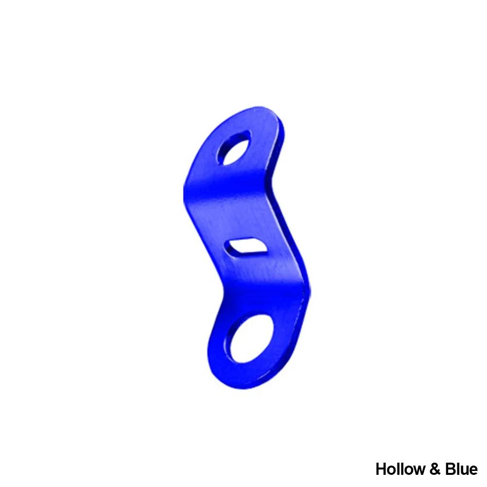 Universal Motorcycle Holder Brake Tank Bracket Bike Brake Master Cylinder Fluid Reservoir Tank Oil Cup Support Aluminum Alloy Hollow Blue