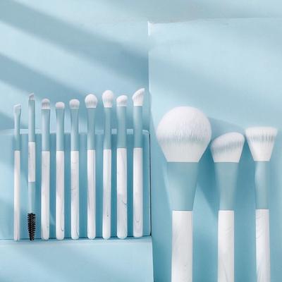 12 Pcs Travel Portable Soft Makeup Brushes Set Eye Shadow Foundation Powder Eyelash Lip Concealer Blush Make Up Brush Set