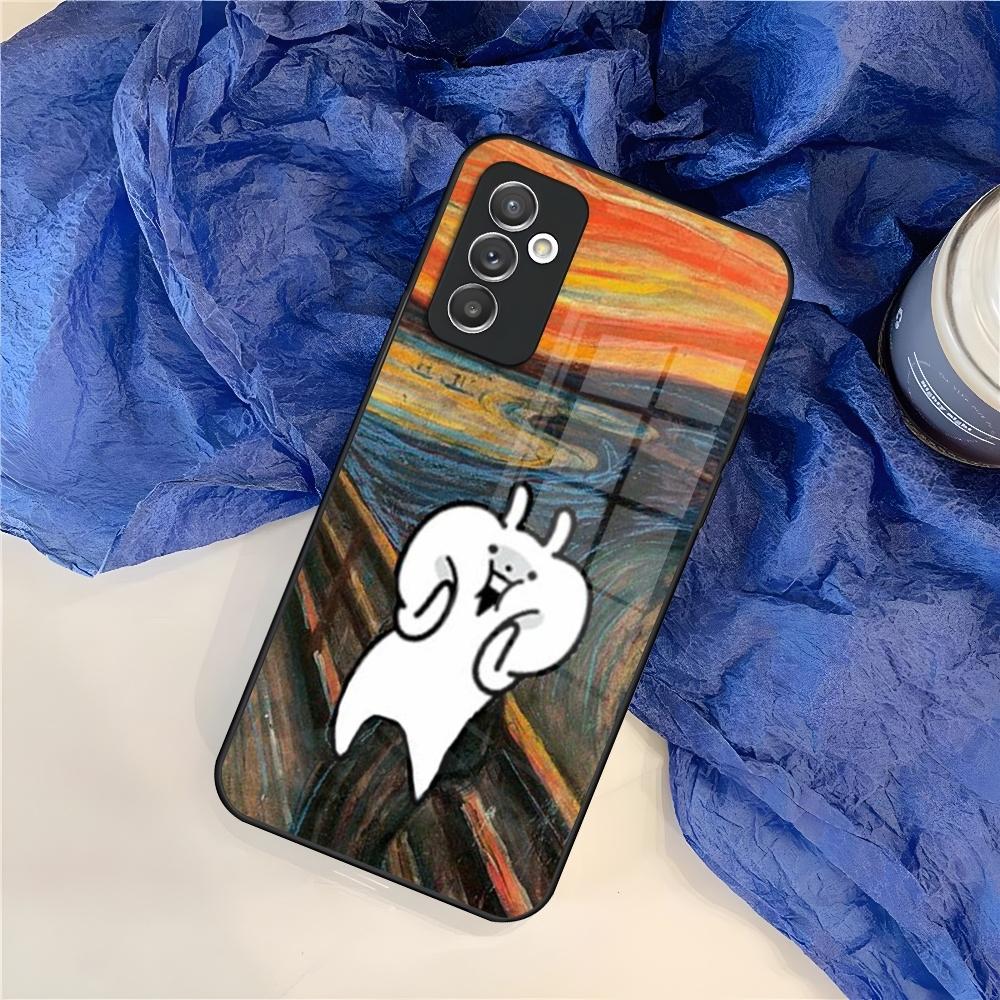 Usagyuuun Rabbit Cute Phone Case for Samsung S25 S24 S30 S21 S23 S20 S22 Fe S10 E S9 Note 20 Pro Ultra Plus glass Cover