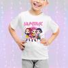Cute Cartoon Children's Clothing Cotton KPop Devil Hunter Fashion Casual Top Short Sleeved Girl Boy Fan Gift T-shirt