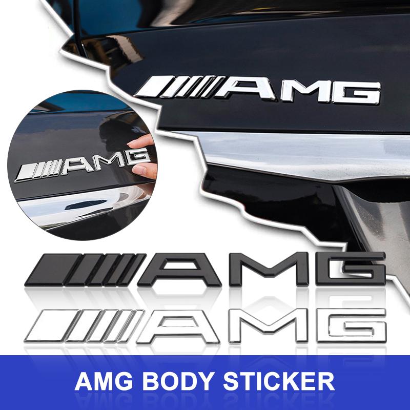 3D ABS Small Car Console Fob Sticker Logo AMG Emblem Stickers For Mercedes w3 AMG W205 W218 W177 V177 W176 W169 A B C E Class w3