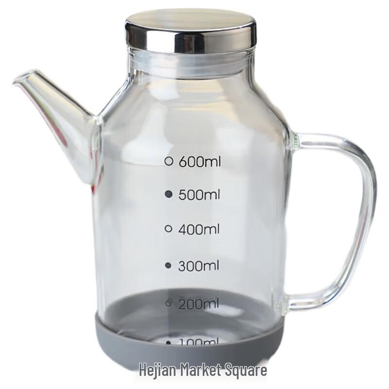 Kitchen Glass Oil Dispenser with Scale