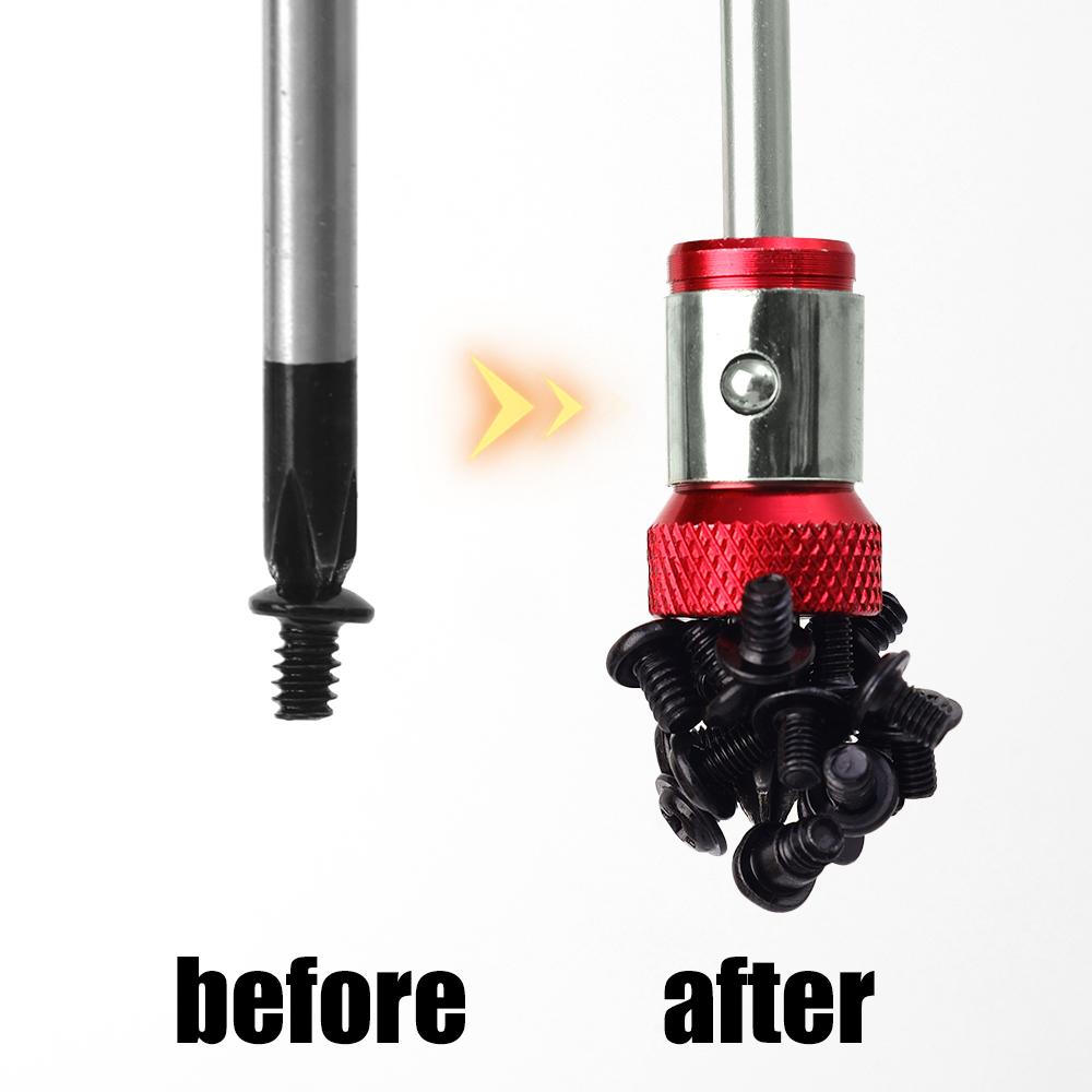 Electric Phillips Magnetic Rings Screwdriver Bit Holder Universal Alloy Anti-corrosion Strong Magnetizer Power Hand Tools