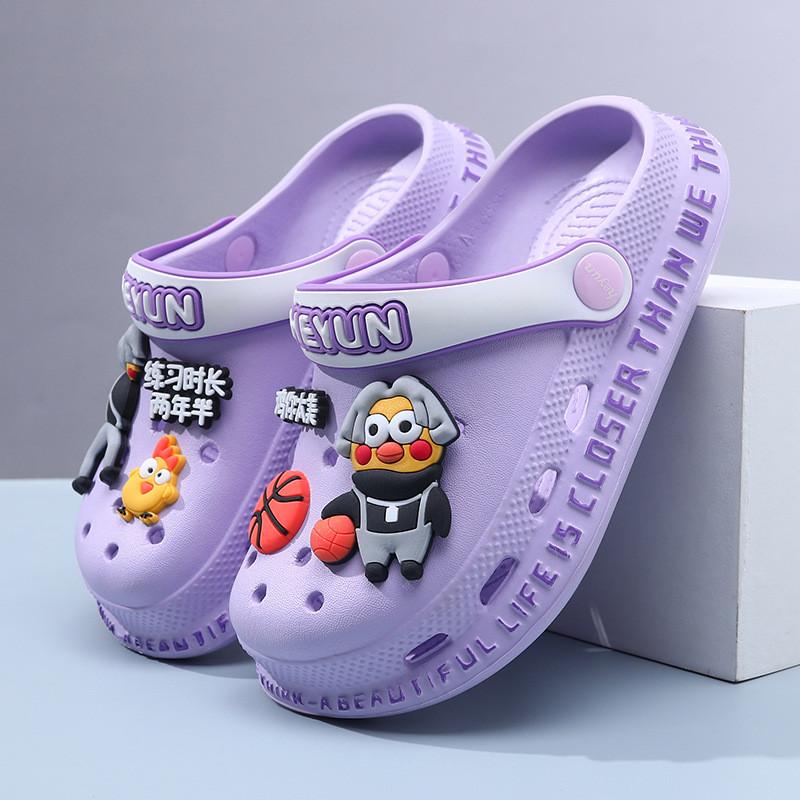 Stylish Eva Lightweight Kids Summer Slipon Sandals With Antislip Soft Sole For Boys