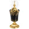 Retro Electric Incense Burner Metal Ceramic Construction Aromatherapy Air Purifier for Home Office Yoga Studio Decorative Censer