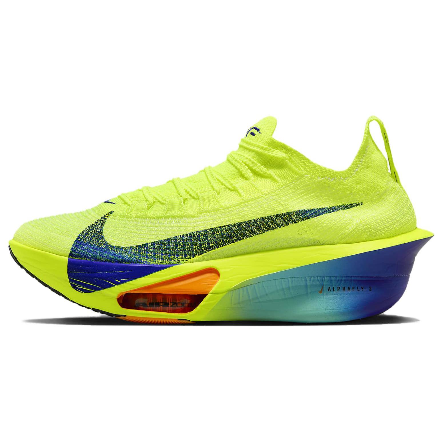 

Новые женские кроссовки Nike Air Zoom Alphafly Next% 3 Volt Concord FD8315-700 36.5