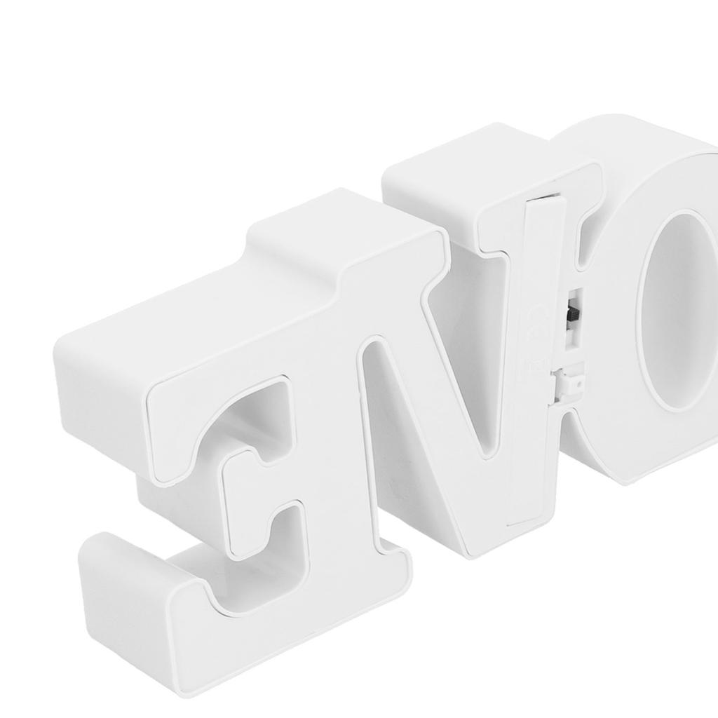 LOVE Lamp 10LED Night Light for Proposal Confession Wedding Anniversary Party Warm White