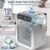Portable Mini Air Cooler with USB Charging & Spray Humidification, 300ml Water Tank, 3-Speed Quiet Personal Cooling Fan for Home