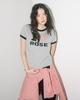 HAVISM I Rose Ringer S/S Tee(Grey)