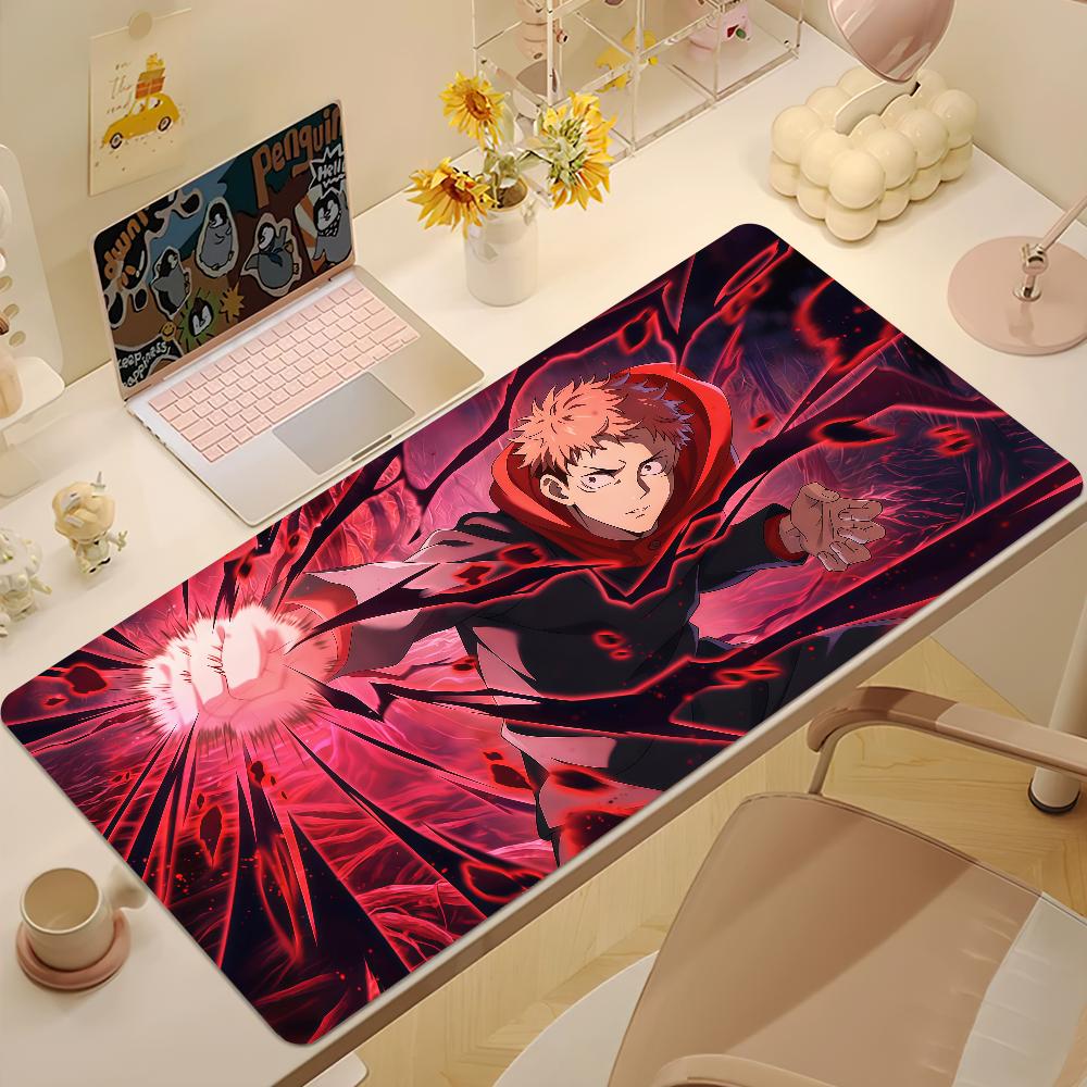 JJujutsu Kaisen Satoru Gojo Mouse Pad Large NonSlip Lockedge Desktop Computer Desk Mat Keyboard Mousepad Office Gamer Student