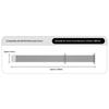Magnetic Loop Band for Apple Watch Series 11 10 42mm / 9 8 7 41mm / SE3 SE2 SE 6 5 4 40mm / 3 2 1 38mm Stainless Steel Watch Strap Needle-Link Design