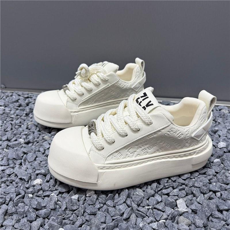 

Autumn new comfortable casual shoes platform sneakers breathable and lightweight shoes 38 белый