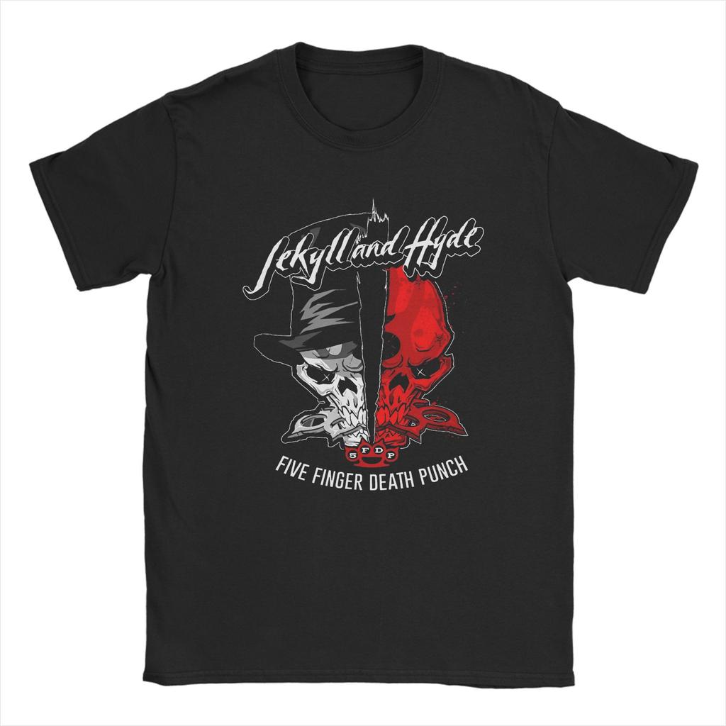 5FDP Five Finger Death Punch Graphic TShirt Cotton T Shirts For Unisex Harajuku Print Tshirt Short Sleeve Streetwear Top Tees