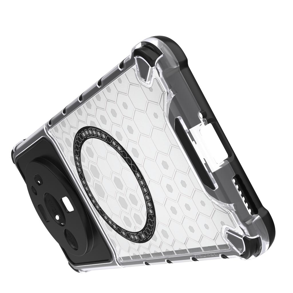For Xiaomi 12S Ultra 5G Magnetic Case Shockproof Honeycomb TPU+PC Phone Cover
