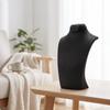Necklace Display Stand with Loop Finial Upright Jewelry Bust Lightweight