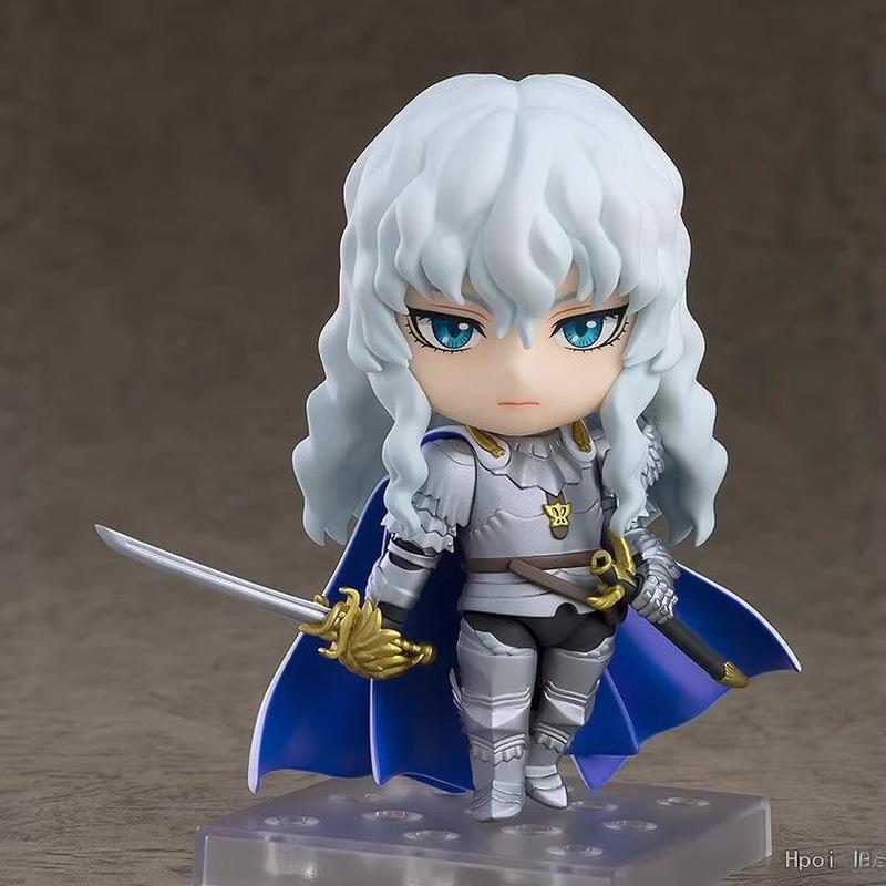 2026 Neu Heiß Q-Version Berserk 2544 Griffith Bewegliche Gesichtswechsel Figur Sammlerstück Schreibtisch-Ornament Anime Action-Puppe Spielzeug Geschenke