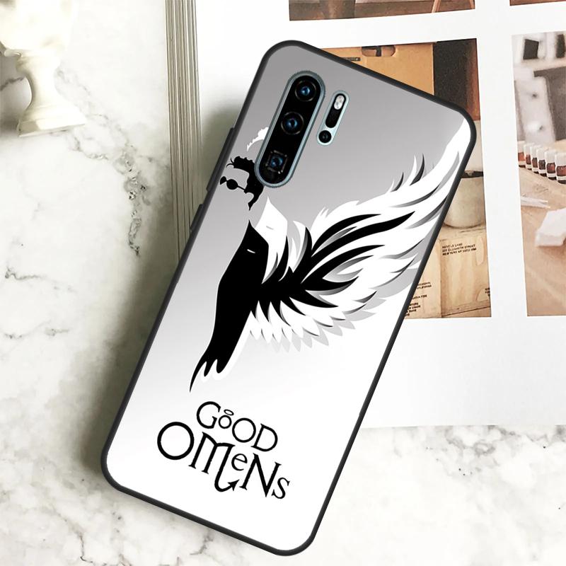 

Good Omens For Huawei Nova 7i 8i 11i 12i 12s Y73 Y70 Y90 Y60 Y72 Y61 Y91 9 10 SE P40 Lite P30 Pro Case Huawei P60 Pro