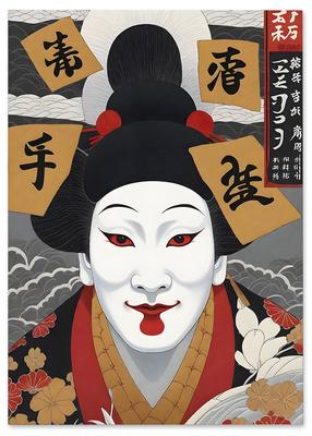 Poster Poster japanisch Porträt