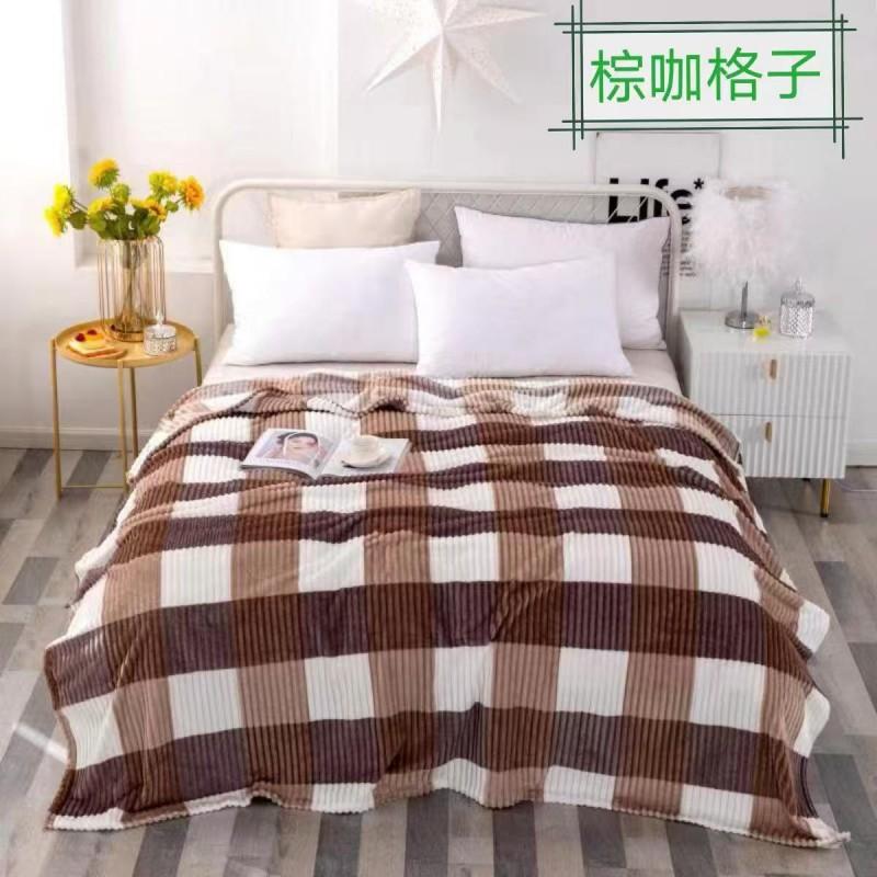 Flannel Blanket Soft Warm Throw Nap Air Conditioner Multi-use Gift