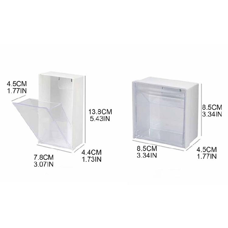 Magnetic Wall Mounted Storage Box Sundries Organizer Kitchen Cabinet Storage