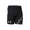 Pattern Design Mid Rise Sports Shorts Men Shorts Black Morph-Green 1381872-002