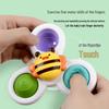 Educational Baby Cartoon Teether & Bath Spinner Toy