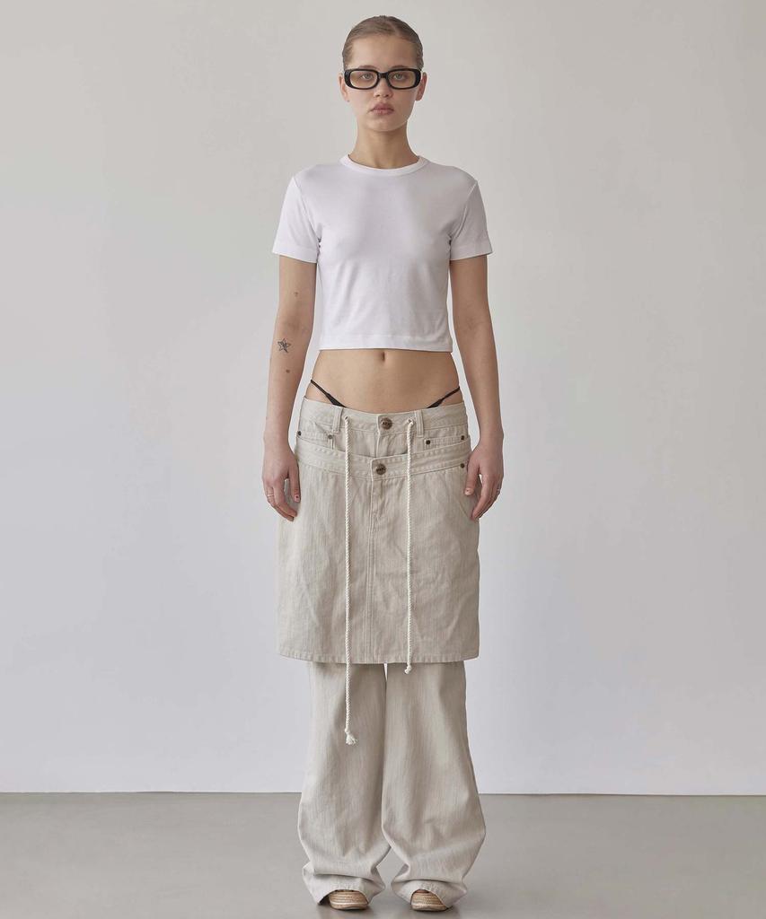 SCULPTOR The Day Dreamers Crop Top White