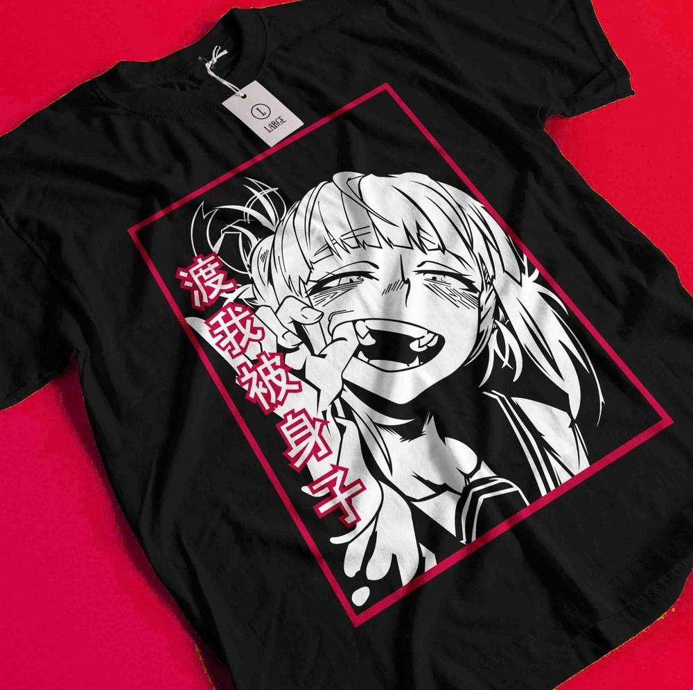 

Himiko Toga T-Shirt My Hero Academia Anime MHA Deku Dabi Manga Boku No Hero Tee BB156 L