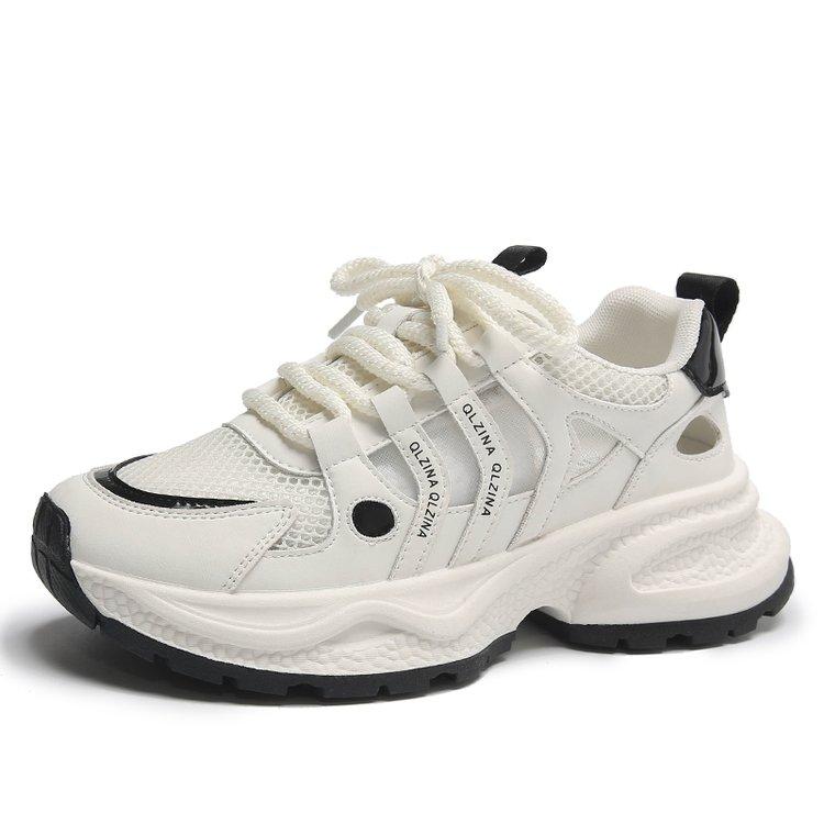 Спортивная обувь женская новинка осень 2024 года с буквами сетка дышащая — фото 8