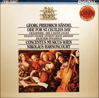 LP Record GEORG FRIEDRICH HANDEL, FELICITY PA - Ode For St. Cecilia's Day, Cacilien 642349AZ Telefunken 1978 Europe Classical Used