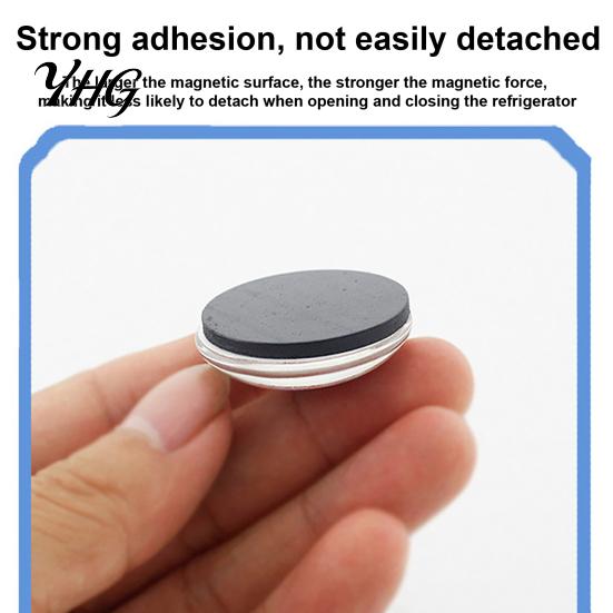 Hand Painted Flower Magnets 12Pcs Resin Epoxy Floral Refrigerator Magnet, Pattern Fridge Decorative Round Magnetic Decoration for Kitchen Office