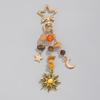 Sweet And Cool Geometric Star And Moon Keychain, Simple Idyllic Irregular Gravel Butterfly Pendant Pendant.
