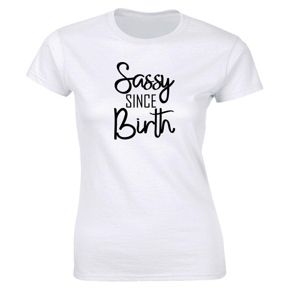 

Белая футболка с круглым вырезом Sassy From Birth S
