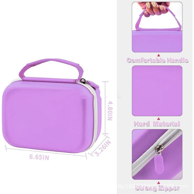 Hard Shell Digital Camera Case Small Travel Camera Storage Holder for Seckton Deker Memory Card Charging Adapter