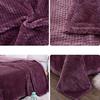 Double Layer Thick Solid Color Composite Blanket Edging Gift Blanket Flannel Blanket