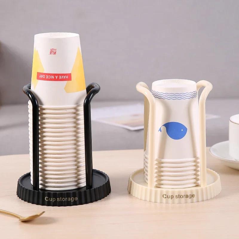 Adjustable 360 Degree Rotating Desk Cup Holder Clamp Anti-Spill Anti-Fall Table Edge Mounted Coffee Mug Holder Organizer