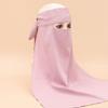 Tie Back Muslim Women's Scarves Stretchable Islamic Headscarf Nida Head Wrap Cap  Ladies Hair Cover
