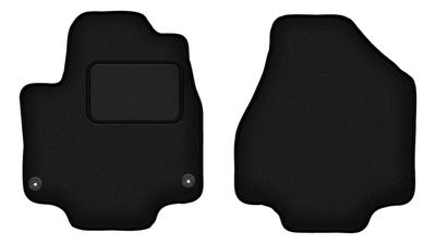 Black Front Floor Mats For: Chrysler Pacifica II Hybrid (2017-)